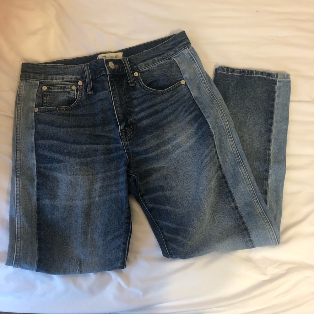Two-toned denim MADEWELL hight waist jeans